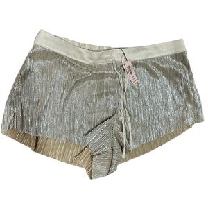 Victoria’s Secret metallic pajama shorts |Victoria’s Secret sleepwear Sz Medium